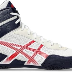 Zapatilla Asics de Lucha MATCONTROL 3 - Blanco y rojo