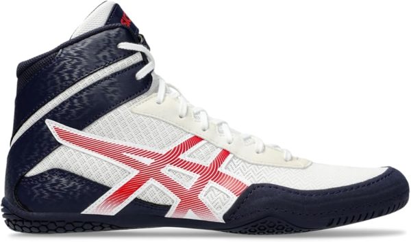 Zapatilla Asics de Lucha MATCONTROL 3 - Blanco y rojo